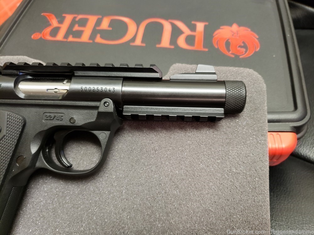 IN STOCK! NEW RUGER MKIV 22/45 TACTICAL .22 4.4 MARK IV THREADED 22 45 TB-img-6
