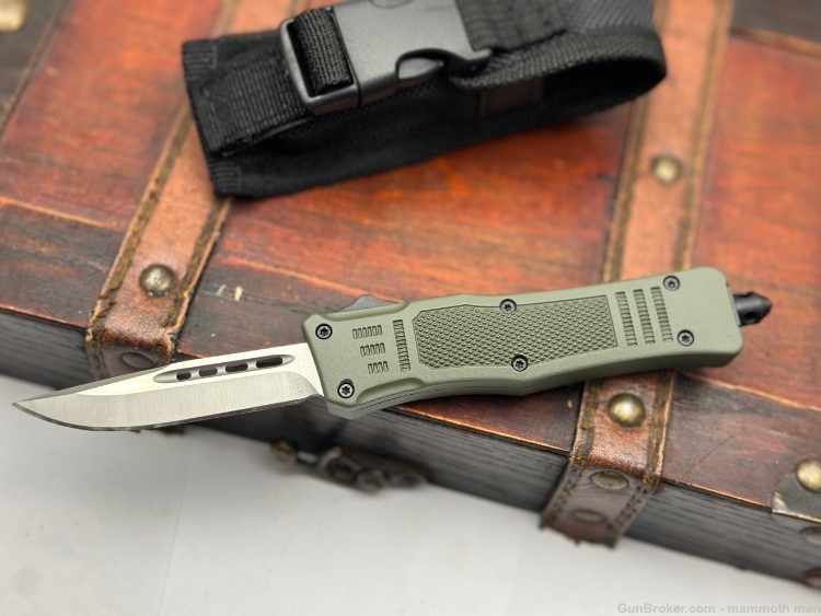 Custom Duracoat M390 steel Blade OTF Knife -img-0