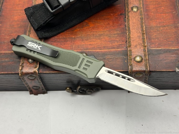 Custom Duracoat M390 steel Blade OTF Knife -img-2