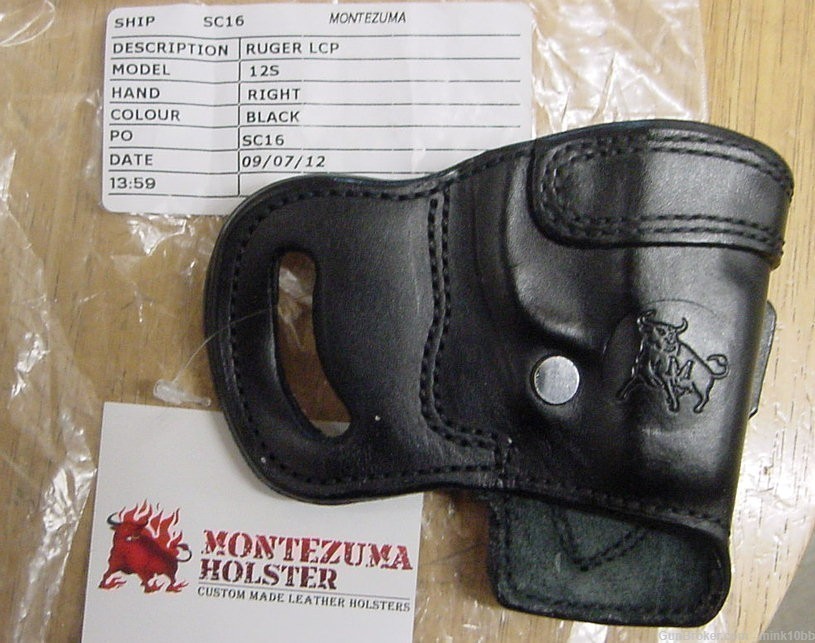 Montezuma Avenger Style  Holster Ruger LCP Black-img-0
