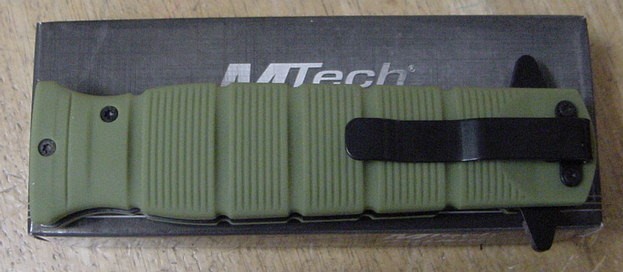 M Tech Ballistic Linerlock Knife Green MTA905GN-img-1