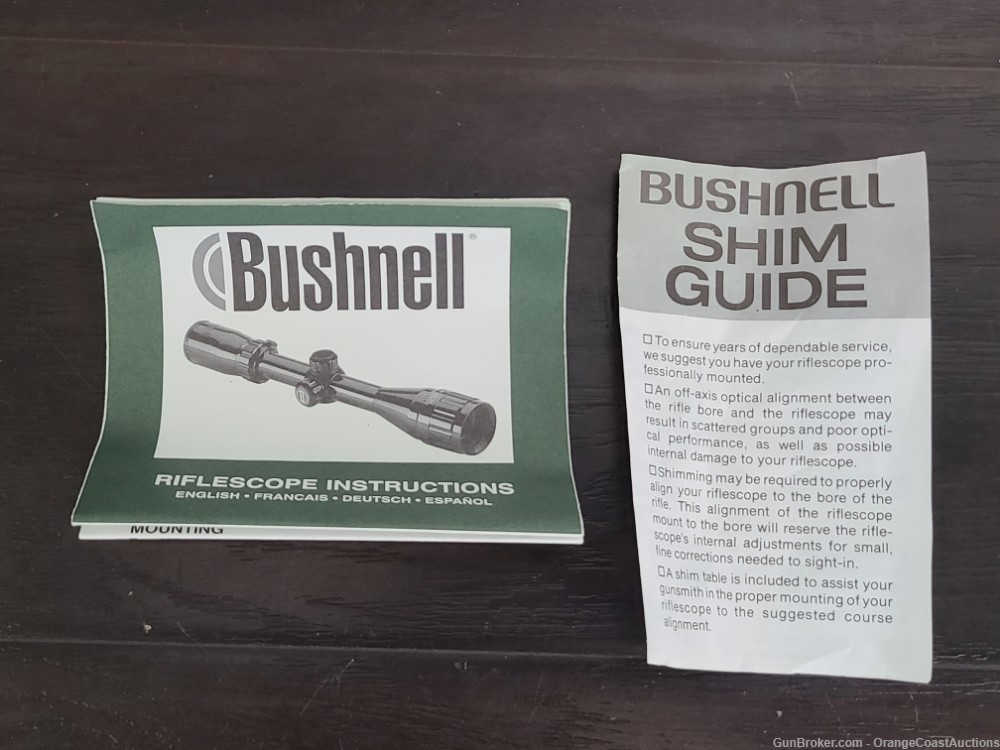 Bushnell Sportview 3-9X 40mm Wide Angle Scope with Burris Weaver Type Rings-img-13