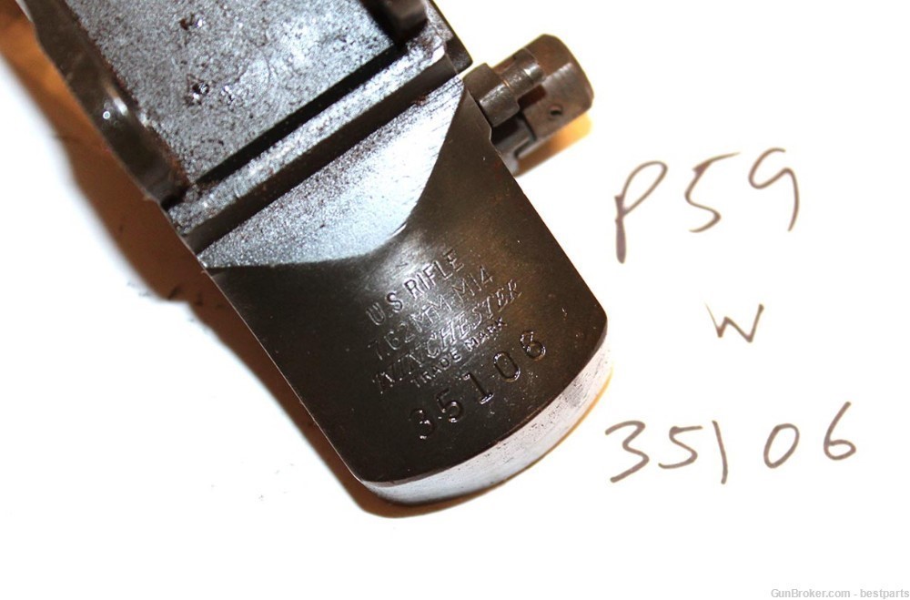 M14 Demilled Receiver Paper Weight "W"- #P59-img-2