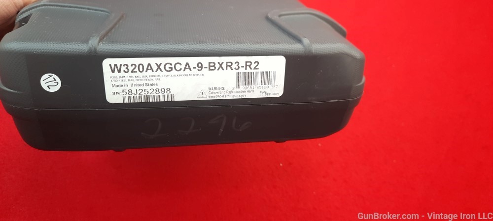 Sig Sauer P320 AXG Carry 3.9" 9MM (3) 17 Round mags NIB! NR-img-6