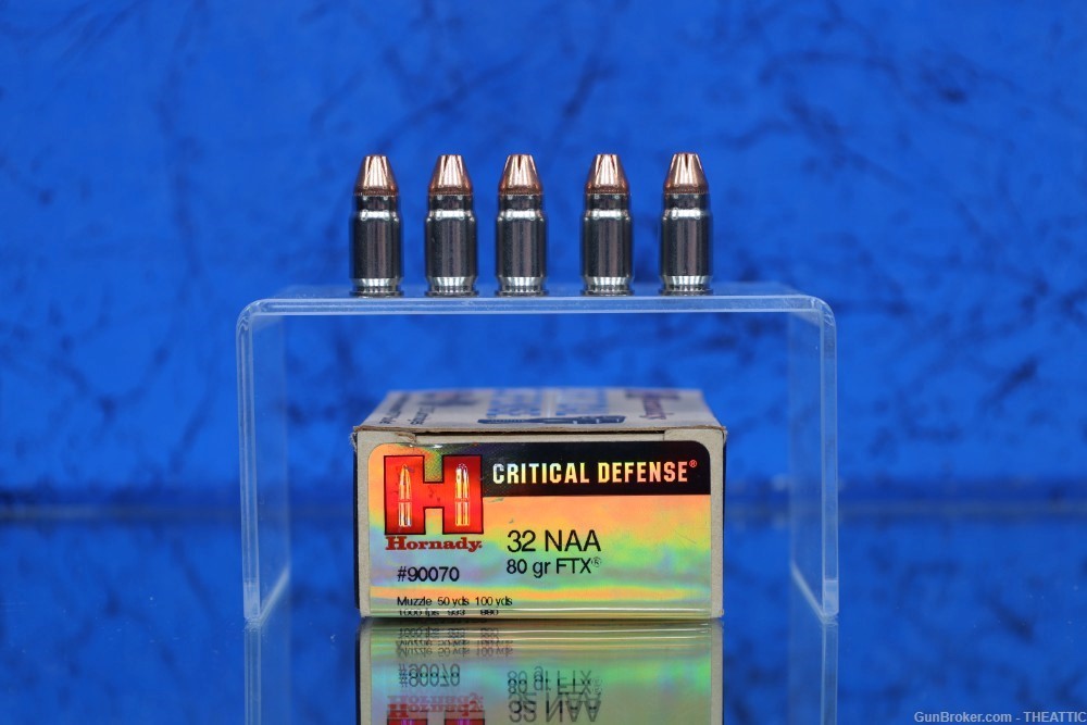 HORNADY CRITICAL DEFENSE 32 NORTH AMERICAN ARMS NAA 80GR FTX #90070-img-1