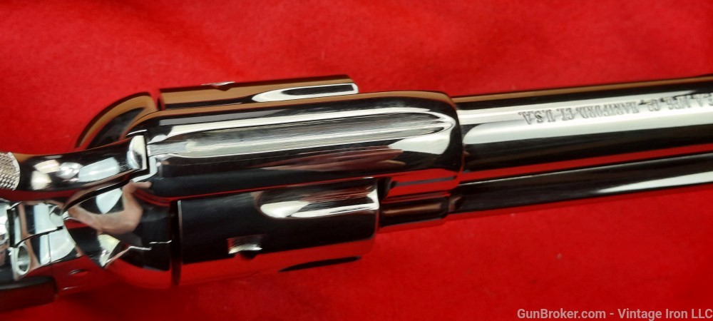 Colt Single Action Army *SAA* .44 SPEC. &.44-40 CYL. NICKEL 5.5" & CASE! -img-22