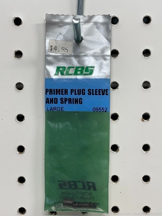 RCBS Primer Plug Sleeve and Spring - Large – 09552-img-0
