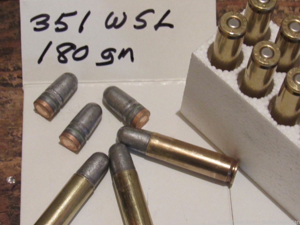 351 Winchester Self Loading ammo 180 grain-img-0