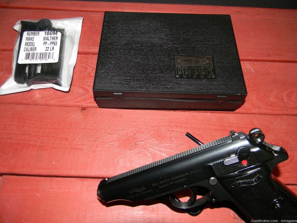 Walther PP .22LR in Factory Box! NICE! Extra Mags!-img-3