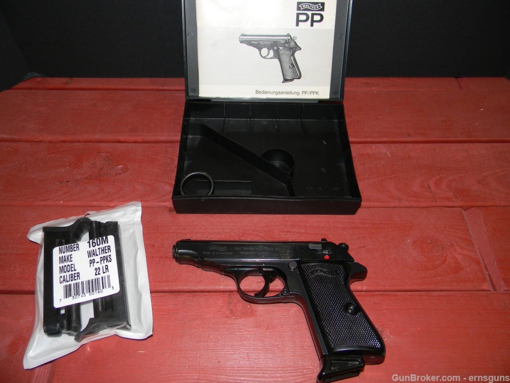 Walther PP .22LR in Factory Box! NICE! Extra Mags!-img-4