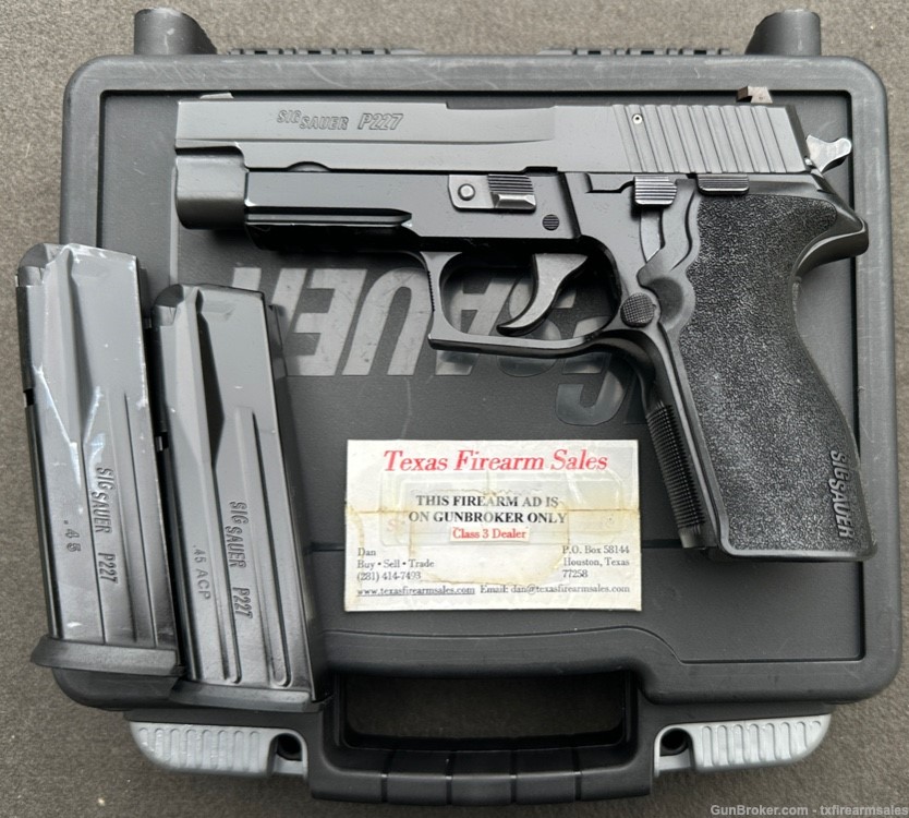 Sig Sauer P227 .45 ACP, Double-Stack Mag, Night Sights, Discontinued-img-0