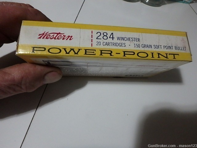 FULL 20 RD BOX OF WESTERN SUPER-X IN 284 WINCHESTER 150 GR-img-3