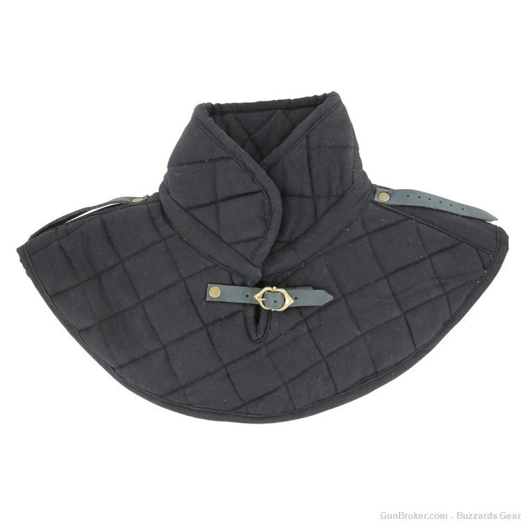 Cotton Armor Padded Gambeson Collar With Leather armor supports-img-2