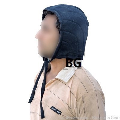Cotton Padded Coif Hood Arming Cap-img-0