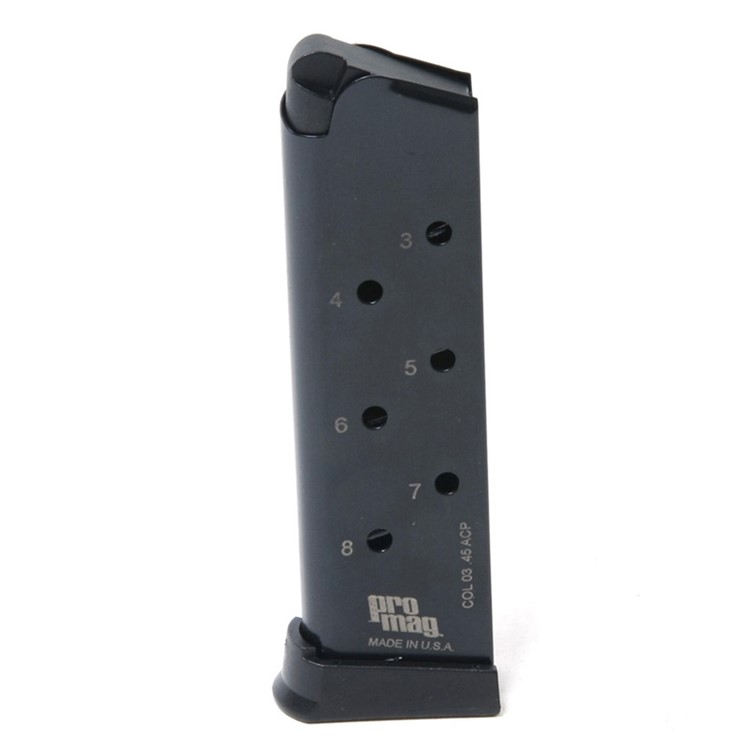 PROMAG Government 1911 .45 ACP 8 Rd Magazine, Blue, Steel (COL 03)-img-2