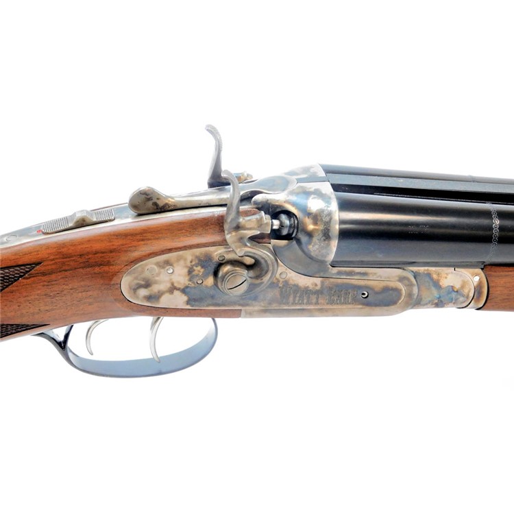 TAYLORS AND COMPANY Wyatt Earp 12Ga 20in 2rd Case Hardened Walnut Shotgun-img-2