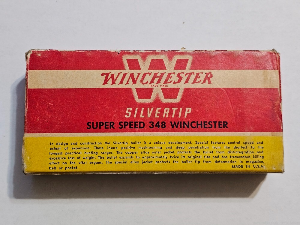 Vintage Winchester Super-Speed 348 Winchester -img-0
