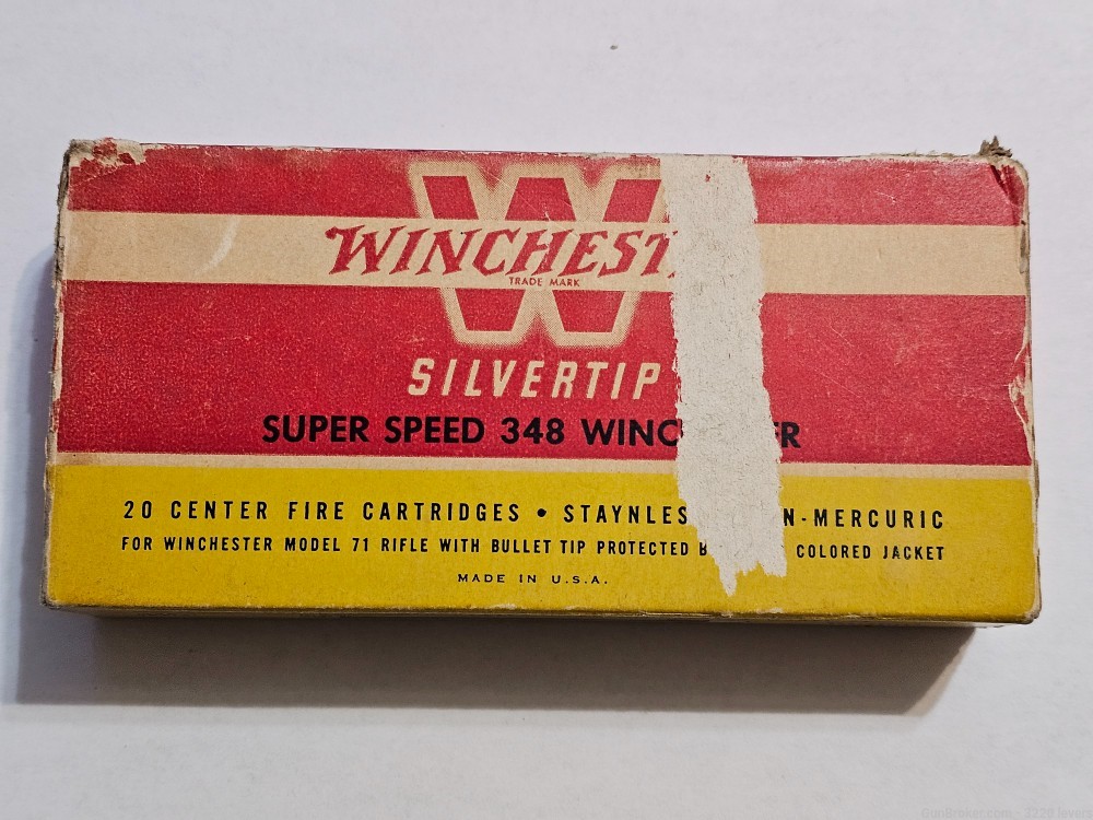 Vintage Winchester Super-Speed 348 Winchester -img-1