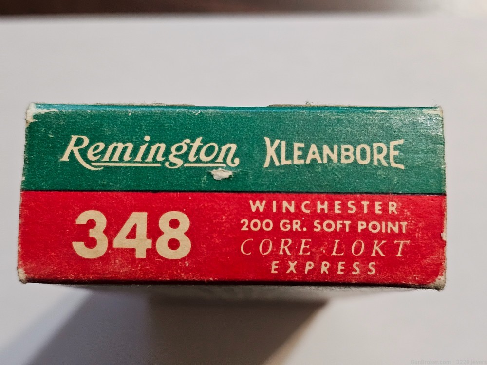 Vintage Remington Kleanbore 348 Winchester Express-img-3