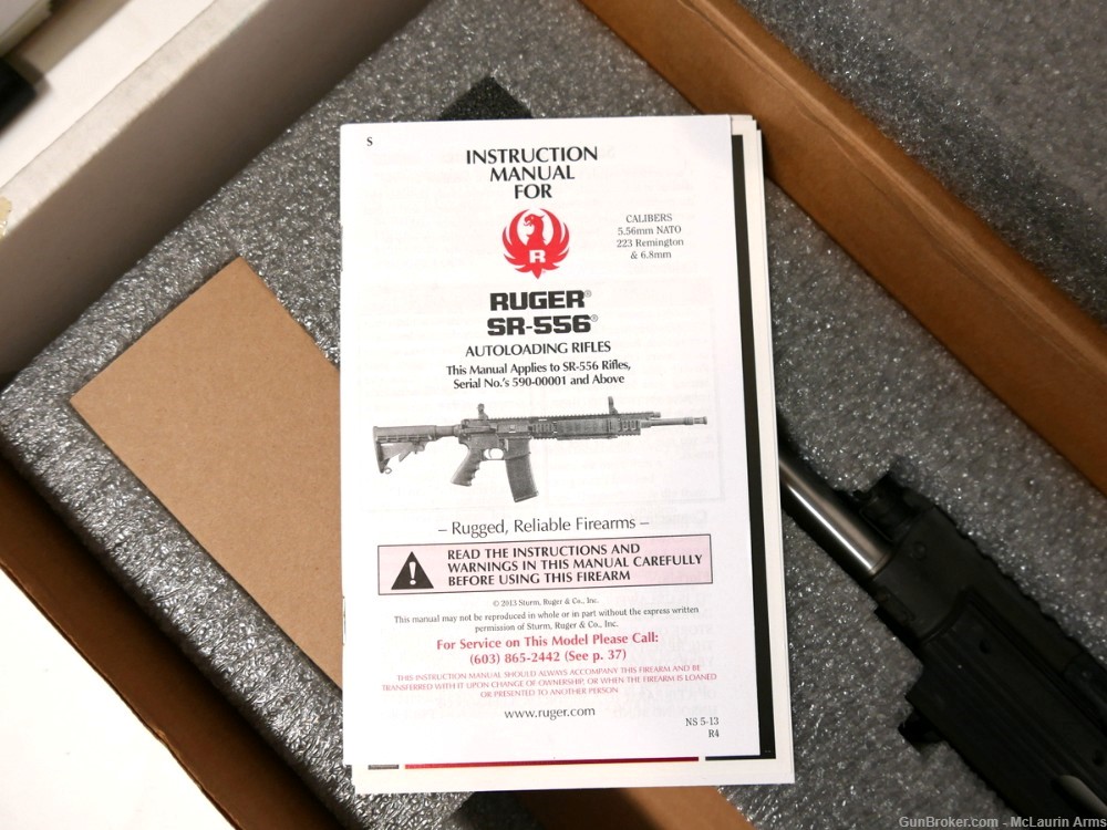 Rare! Ruger SR-556VT 5.56mm Autoloading Rifle AR Fired 20 Rds + New Trigger-img-12