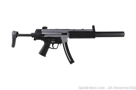HK MP5 - 22LR - 16" Barrel - Grey - 25+1 - Lipsey's Exclusive -img-0