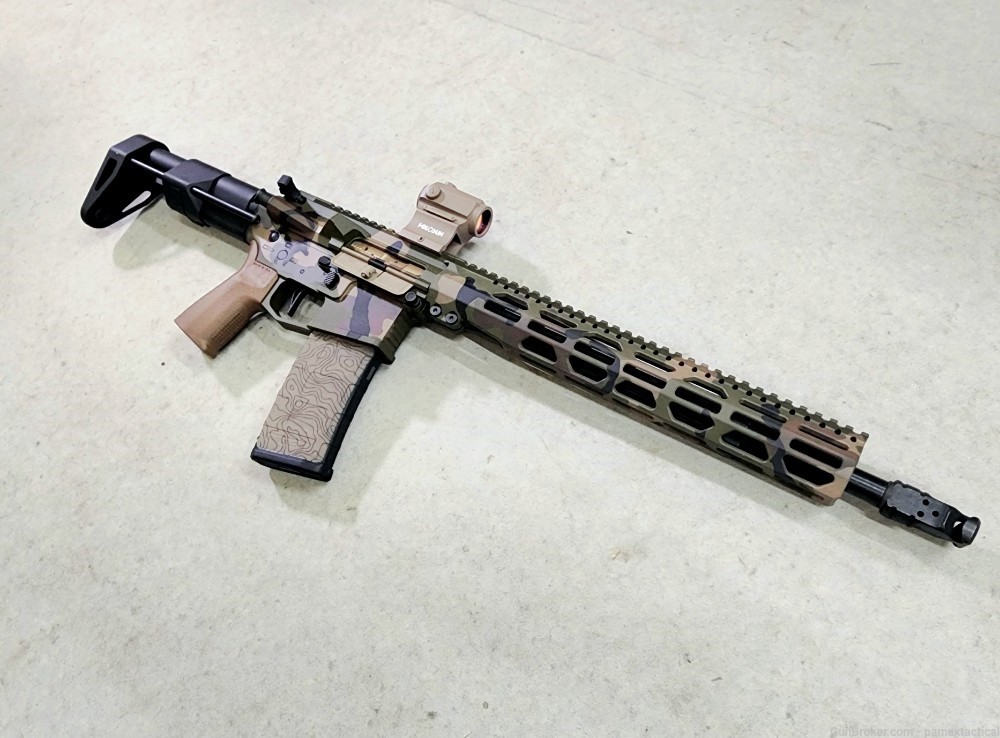 PAMAX PMT-15 5.56 14.5 Pin&Weld Rifle in Woodland-img-8