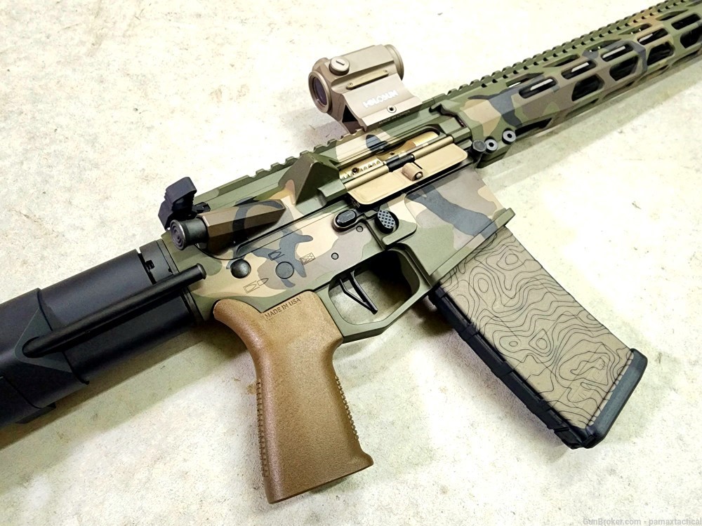 PAMAX PMT-15 5.56 14.5 Pin&Weld Rifle in Woodland-img-9