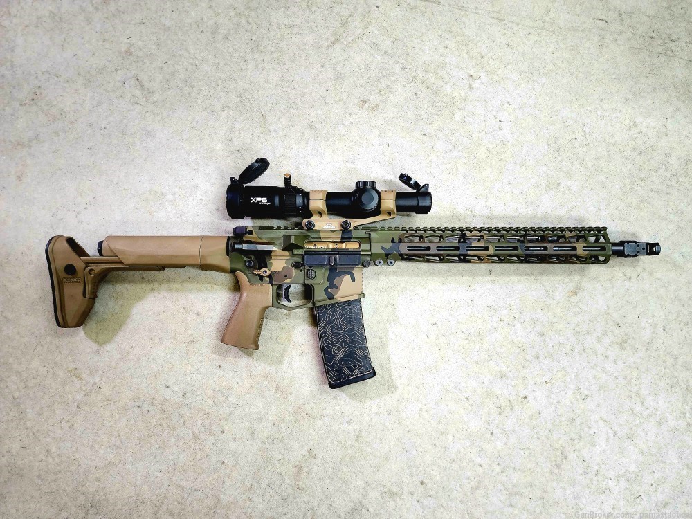 PAMAX PMT-15 RECCE 14.5 Pin & Weld Woodland Rifle AR15-img-9