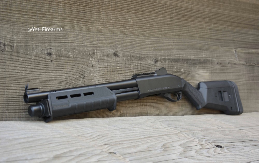 Vang Comp Remington 870 Police Magnum 12 SBS 14" NFA 999M14 VC999M14 Black-img-2