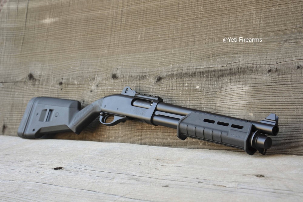 Vang Comp Remington 870 Police Magnum 12 SBS 14" NFA 999M14 VC999M14 Black-img-1