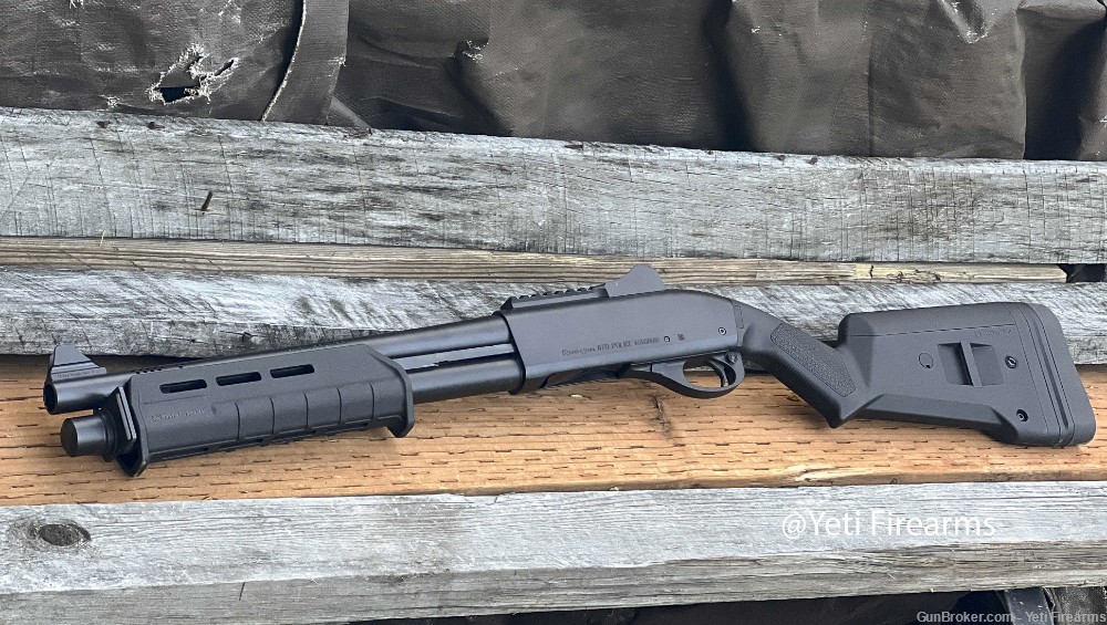 Vang Comp Remington 870 Police Magnum 12 SBS 14" NFA 999M14 VC999M14 Black-img-0