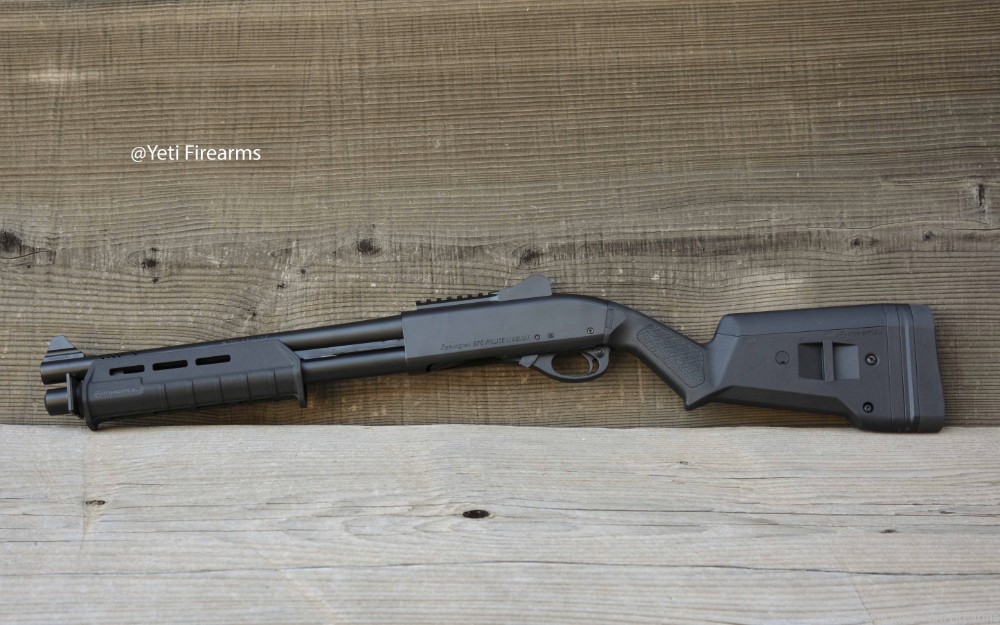 Vang Comp Remington 870 Police Magnum 12 SBS 14" NFA 999M14 VC999M14 Black-img-3