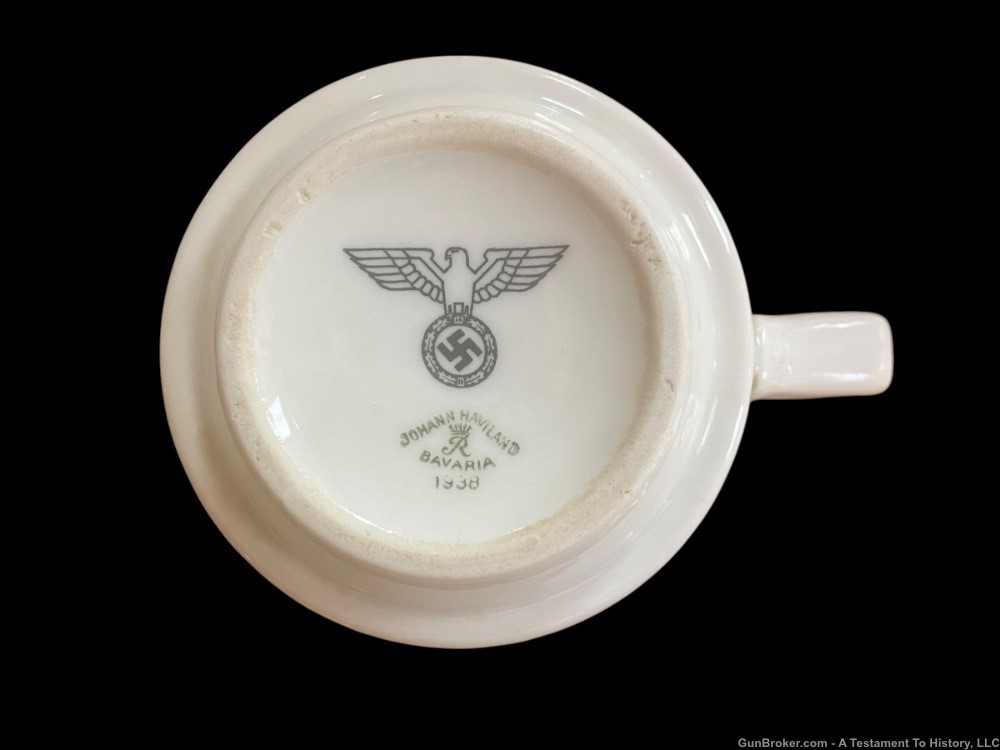 WWII GERMAN- HEER ARMY MESSHALL- COFFEE CUP- WW2 U.S. GI BRING BACK-img-7