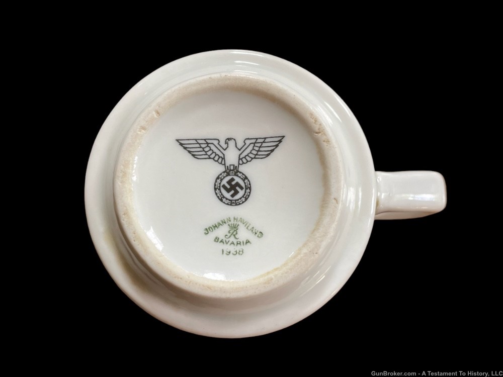 WWII GERMAN- HEER ARMY MESSHALL- COFFEE CUP- WW2 U.S. GI BRING BACK-img-0