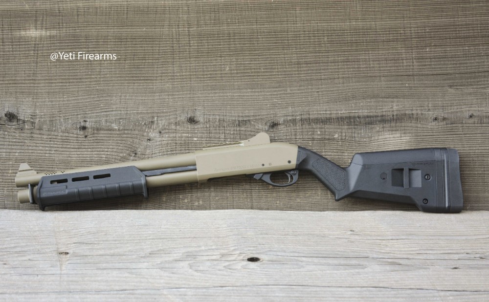 Vang Comp Remington 870 Police Magnum 12 Gauge SBS 14" NFA 999M14 FDE-img-3