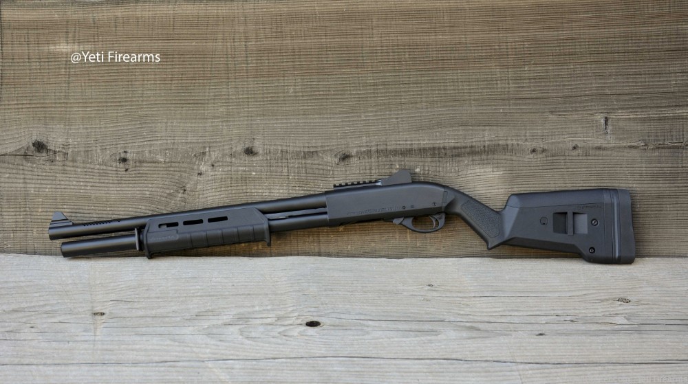 Vang Comp Remington 870 Police Magnum 12 Gauge 999M18 Tritium Sight VC-img-4