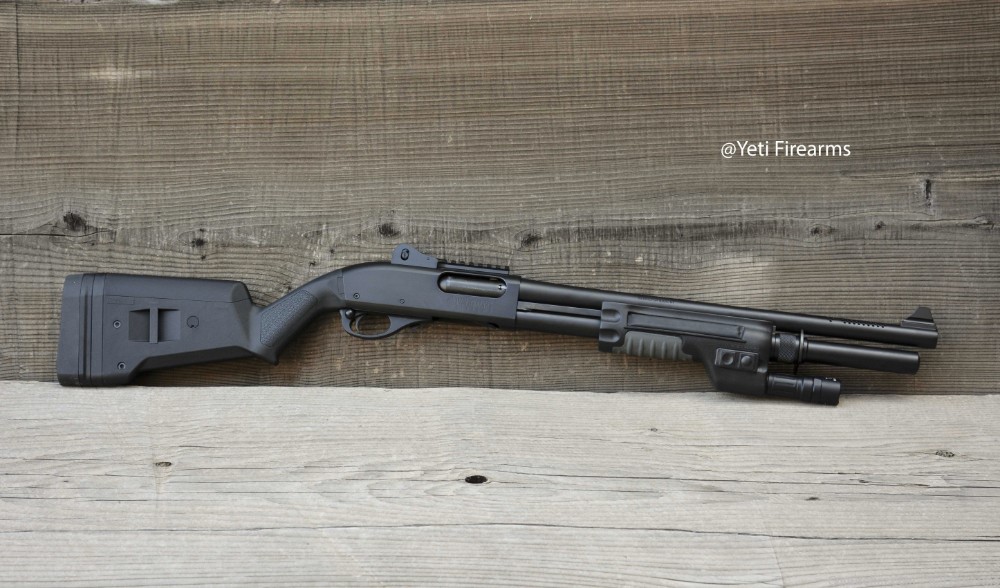 Vang Comp Remington 870 Police Magnum 12 Gauge 999M18 W/ SF & Tritium Sight-img-4