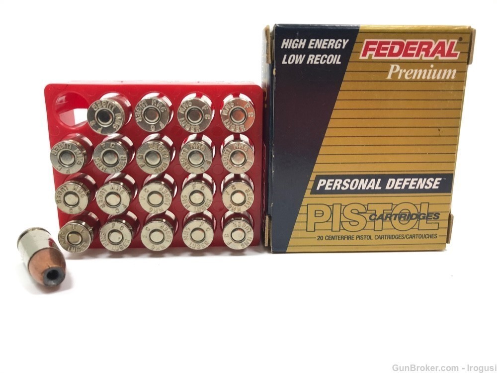 Federal Premium 9mm 135 Gr Hydra-Shok JHP Personal Defense 20 Rnds 1034-LP-img-0