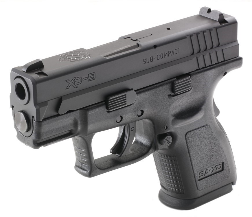 Springfield XD-9 Sub-compact (XD9801) 9mm 3" Pistol NEW CA Approved-img-0