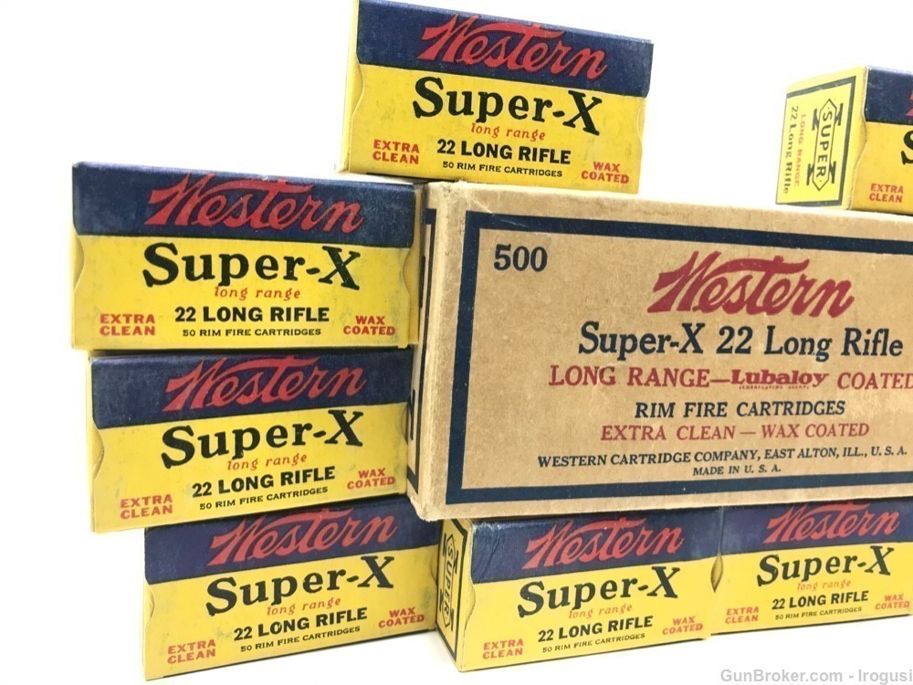 Western Super X .22 LR Long Range 500 Rounds Vintage BRICK 833-LRX-img-2