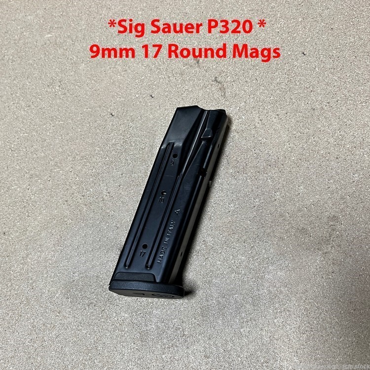 * SINGLE * 17 Round Sig Sauer OEM P320 Magazine *-img-0