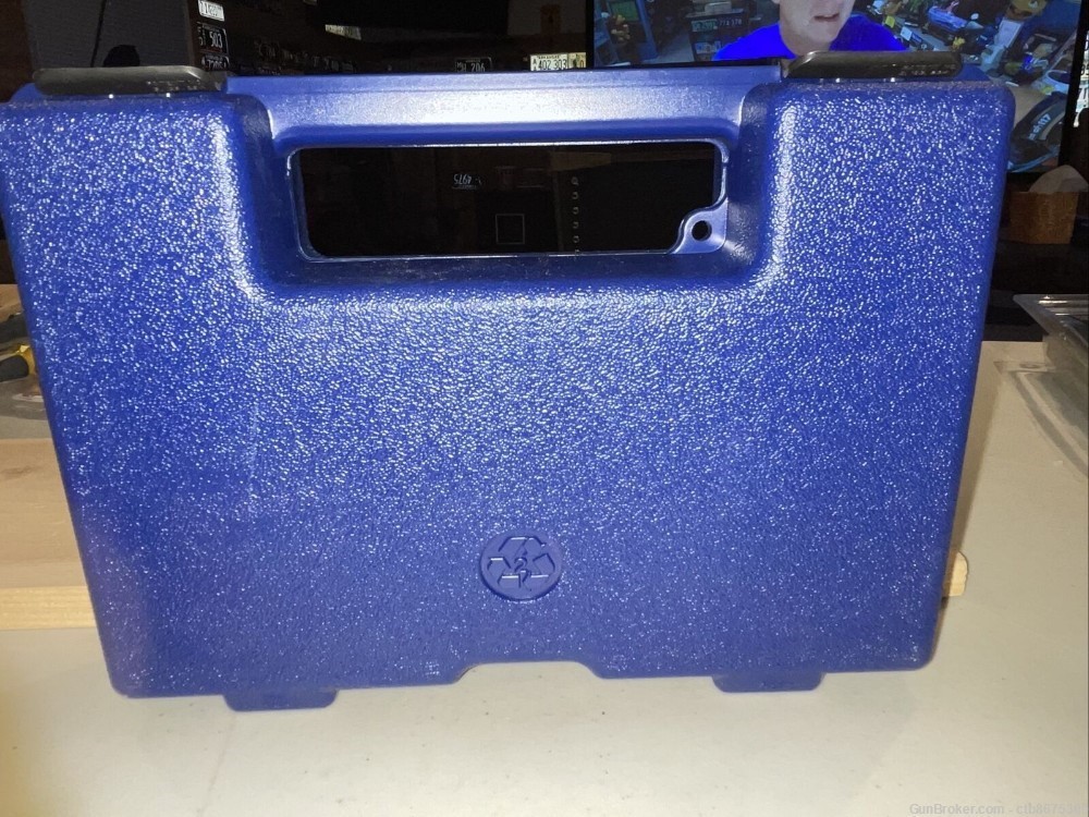 Here is a Colt Factory Blue Hard Case MK IV Series 80 - 380 Mustang Plus II-img-4