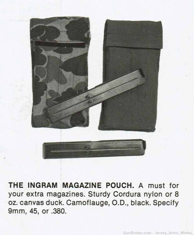 VTG 1980s INGRAM MAC-10 M11 Magazine Pouch RPB M10 Cobray SWD M10/9 M10A1-img-10