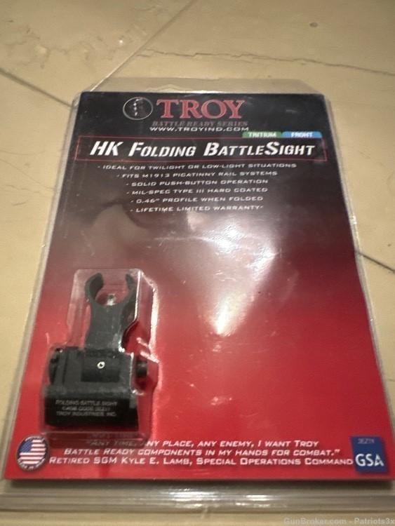 Troy Industries HK Folding BattleSight Tritium Front-img-1