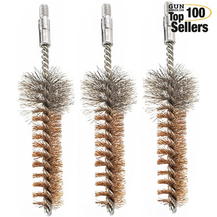 HOPPE'S 3-Pack 5.56 and .223 Rem. Phosphor Bronze AR Chamber Brushes 1323P3-img-0