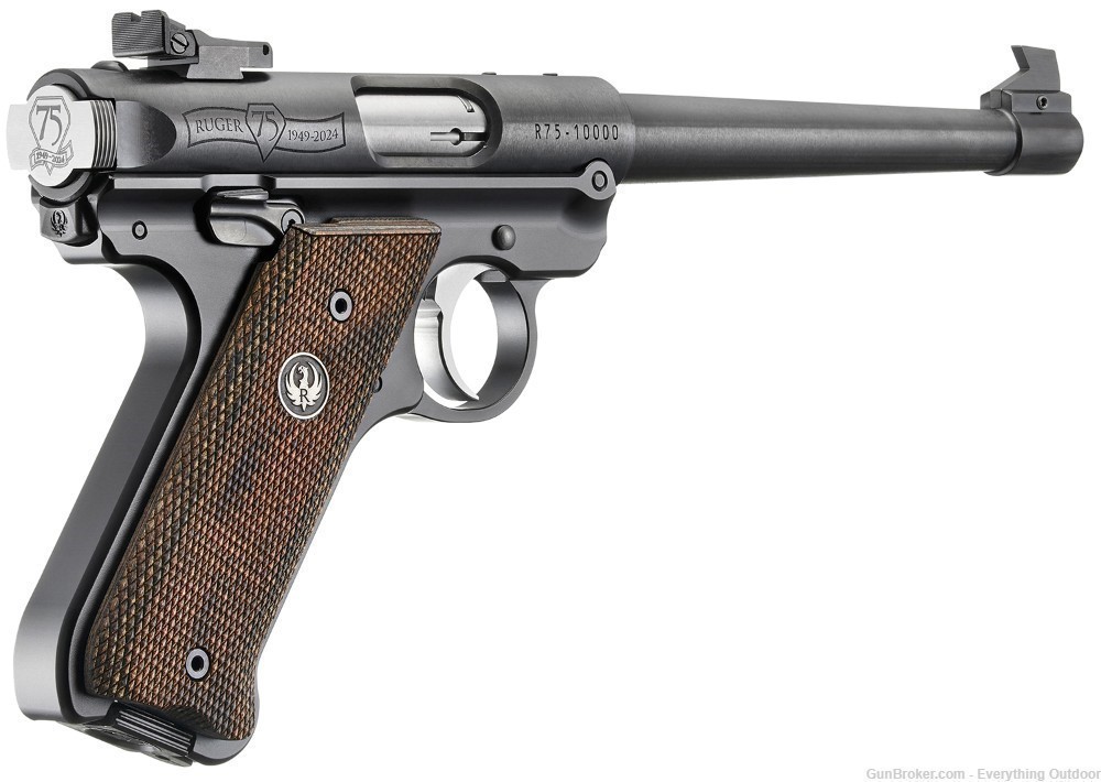Ruger Mark IV Target 75th Anniversary Model 22LR Handgun NEW 40175-img-0