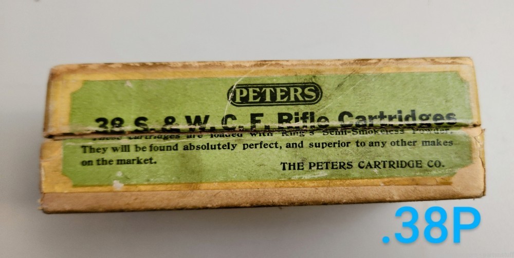Peters Vintage .38 S&W - Full box-img-5