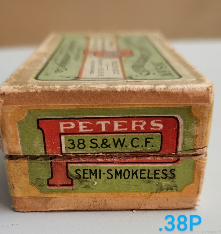 Peters Vintage .38 S&W - Full box-img-6