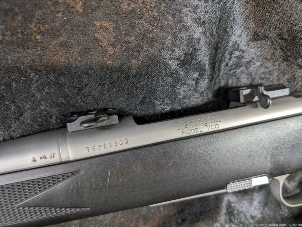 Remington 700 DM Stainless SS 338 Win Mag Detachable Mag Leupold w break -img-20