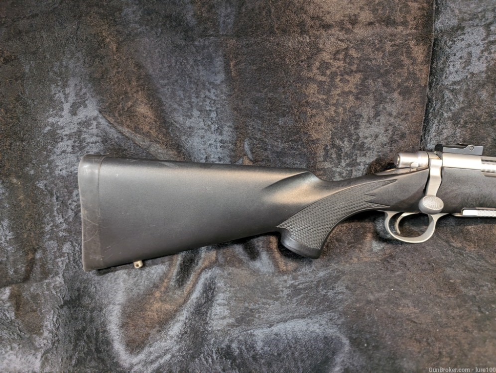 Remington 700 DM Stainless SS 338 Win Mag Detachable Mag Leupold w break -img-2